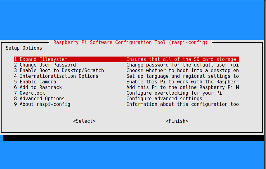 raspi-config